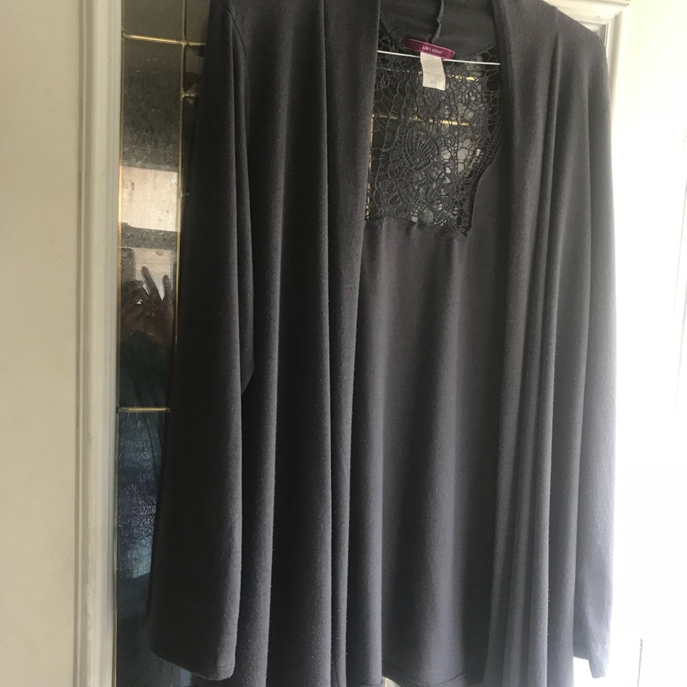 Very light open gray Cool jacket